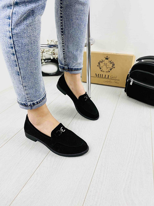 MILLI GOLD Туфлі жіночі MILLI GOLD 300-Tina2 чорні (весна-осінь, замша натуральна) (2679) Коломыя - изображение 1