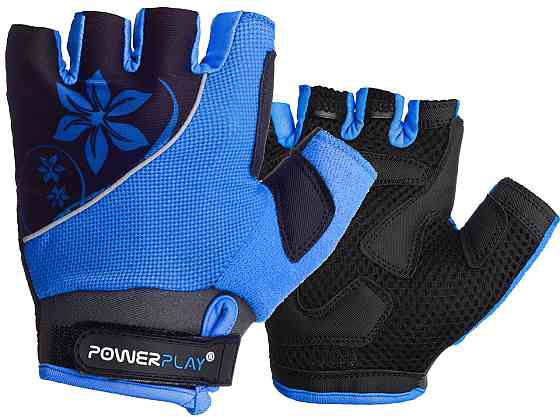 Велорукавички жіночі PowerPlay 5281 B Блакитні XS Луцьк