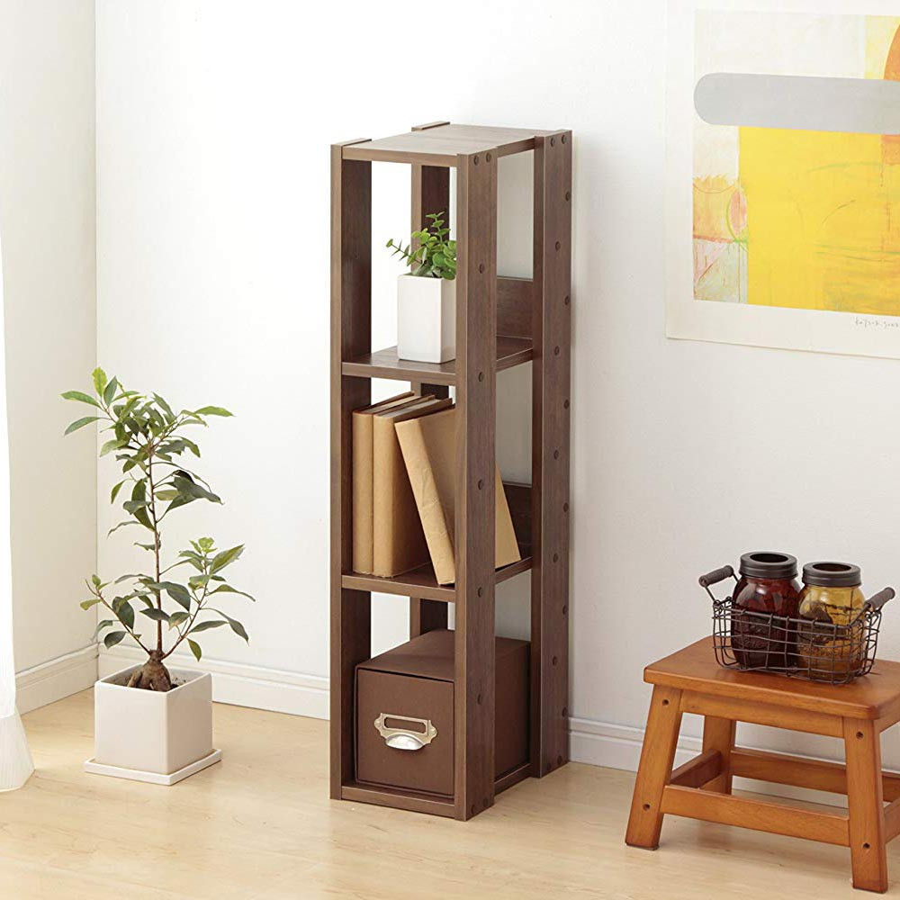 Книжковий стелаж "Сервантес 20" капучино Миколаїв - фото 1