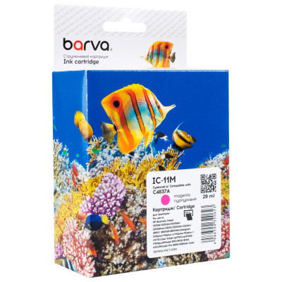 Картридж Barva HP 11 (C4837A) 2000 арк, Magenta (IC-11M) Вінниця - фото 1