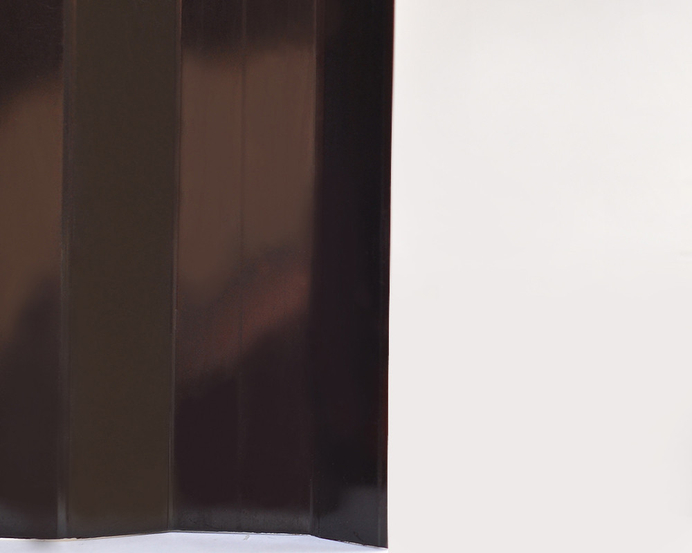 Профільований монолітний полікарбонат ТМ Borrex 0.8 мм 105х200см коричневий матовий Львів - фото 2