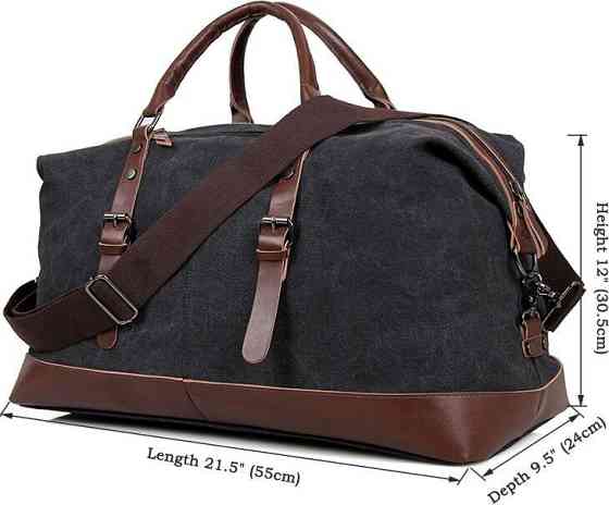 Сумка дорожня Vintage 14581 Сіра Київ