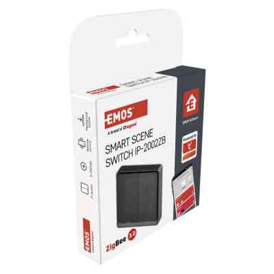 Умный выключатель EMOS H5015 2 buttons ZigBee 3.0 Black (H5015) Винница