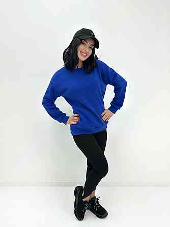 Базовий однотонний світшот "Stand" оптом | Норма і батал Електрик, 46-48 Київ