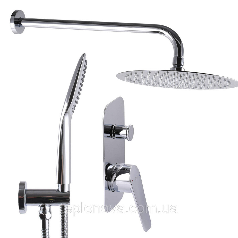 Смеситель для душа встроенный TOPAZ CAPRI TCA-15205-H43 комплект с душ.набором, 2 лейки, D35 Черновцы - изображение 3