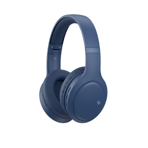 Навушники бездротові накладні Havit HV-H633BT Blue блакитний Житомир - фото 2