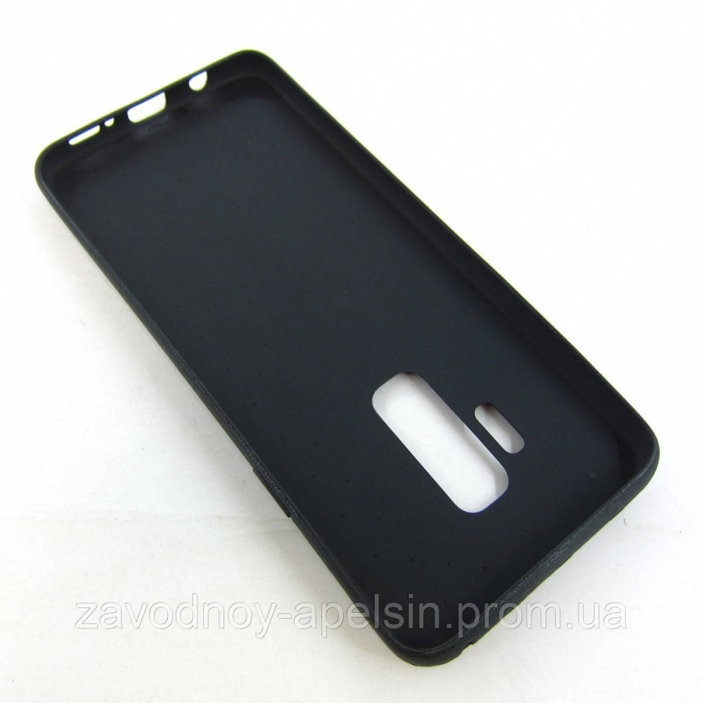 Samsung G965 S9+ Plus Чохол силіконовий Плетенка (чорний) Одеса - фото 2