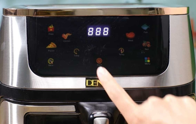 Мультипіч Аерогриль фритюрниця DENX DX3409 8 л 1800 Вт оглядове вікно. Харків - фото 4