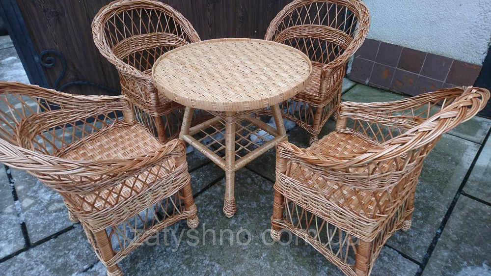 Детский плетеный комплект мебели Киев - изображение 1