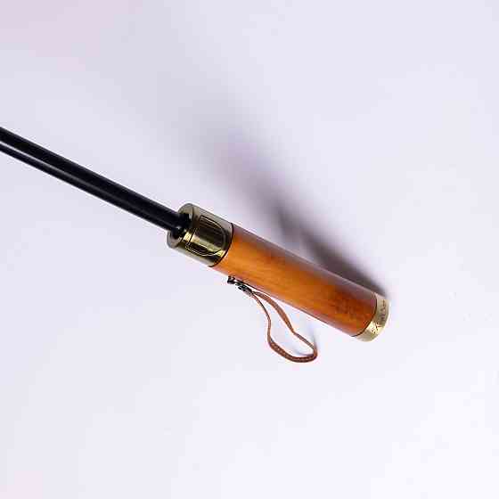 Классический зонт-трость полуавтомат из полиэстера 8 спиц диаметр 124 см Серый HP-23-6G Киев