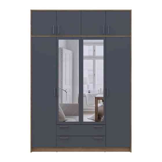 Антресоль Doros Ронди Дуб Артизан/Графит 4 ДСП 160х52х41 DRS-011604 (80737832) Днепр