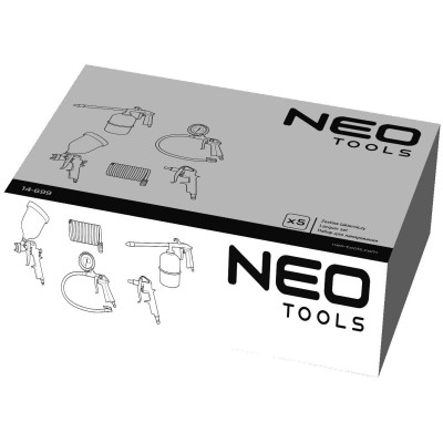 Набір інструментів Neo Tools пневматичних, для фарбування. 5 од. (14-699) Вінниця - фото 5