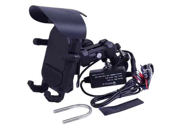 Крепление для телефона на руль HFCM-32 с беспроводной зарядкой Мукачево