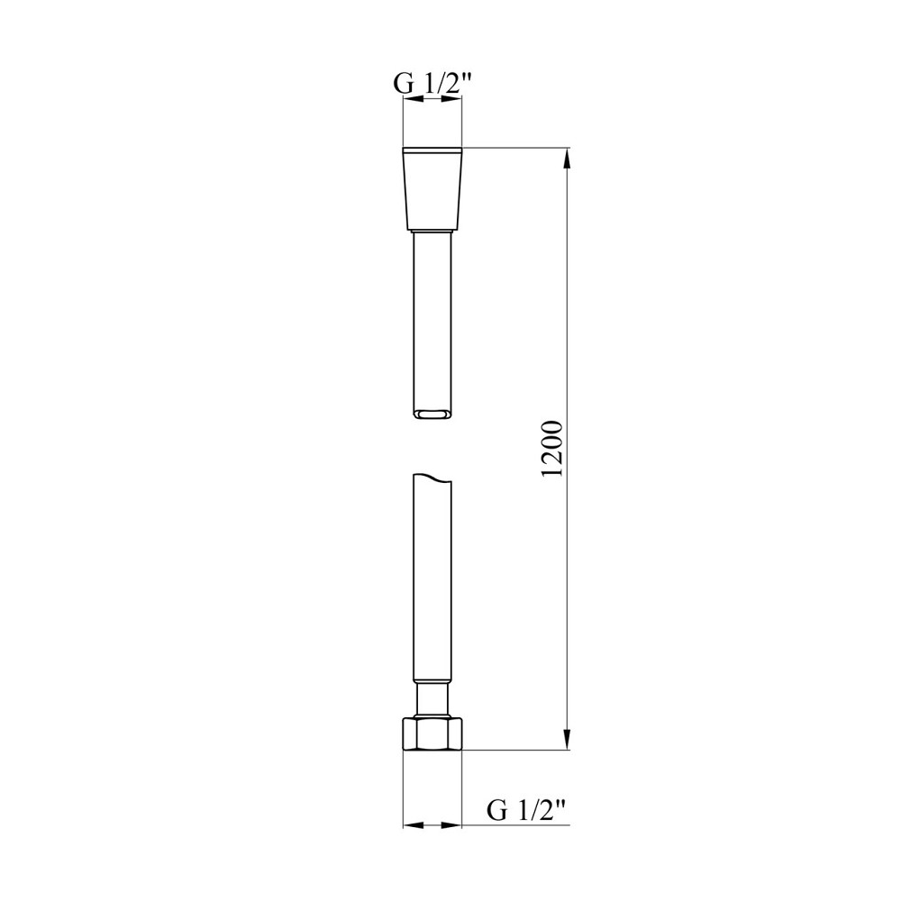 Шланг для душа Kroner KRM - GRP608 Anti-Twist 120 см Киев - изображение 2