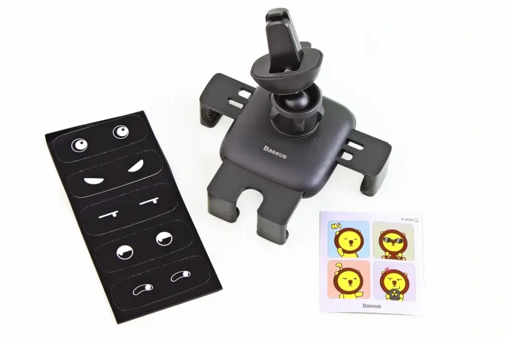 Підставка під телефон на обдувши на шарнірі Baseus Cube Gravity Вінниця - фото 2