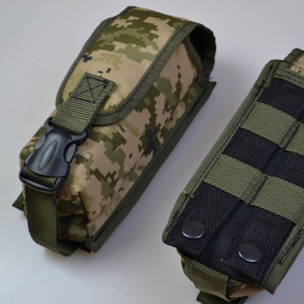 Подсумок на 2 магазина двойной из кордуры пиксель MOLLE тактический MA-20 Львов - изображение 18