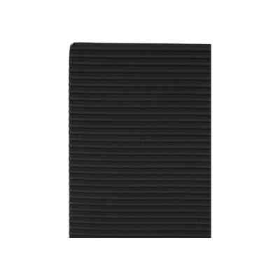 Цветной картон Maxi A4 Гофрокартон металлизированный 21х29,7 см черный (MX61911) Винница