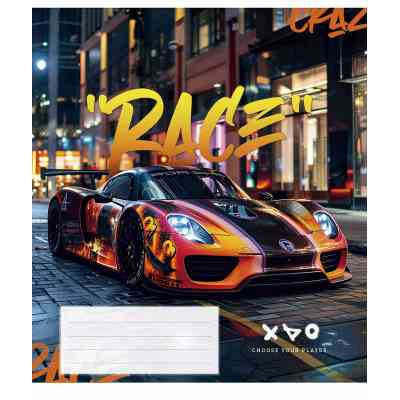 Тетрадь Школярик Night racers 48 листов линия (048-3452L) Винница