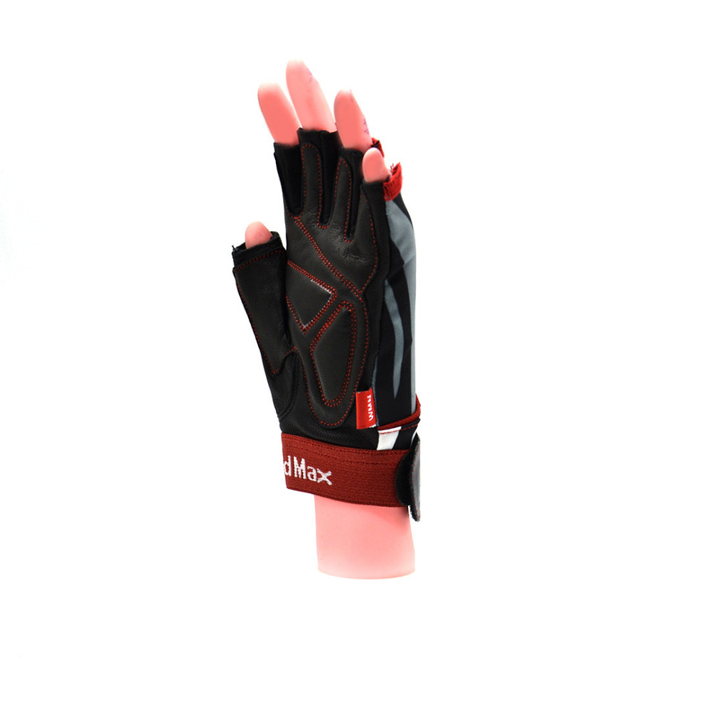 Рукавички для фітнесу MadMax MFG-911 Nine-eleven Zebra B&W zebra S Каменское - изображение 6