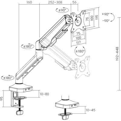 Кронштейн OfficePro MA441W Вінниця