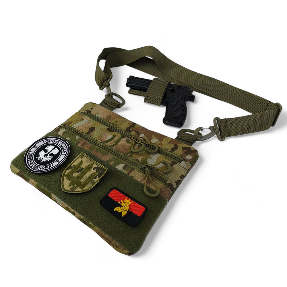 Мужская армейская сумка, Сумка пояс плечо мужская тактическая через плечо военная HL-78 Львов - изображение 10