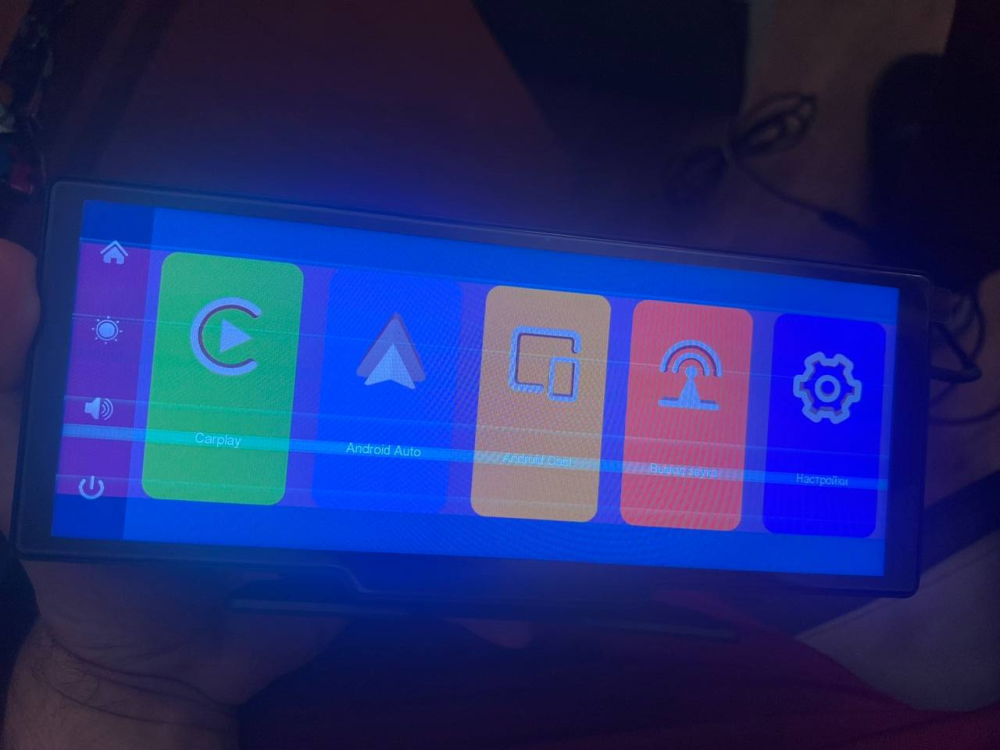 Уцінка Портативна мультимедійна система Podofo 10.26" IPS — Бездротовий Apple CarPlay та Android Auto, Bluetooth, FM, AUX, 7-32V Київ - фото 8