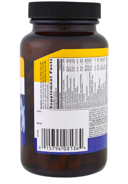 Мультивітаміни для чоловіків (Multivitamin &amp; Mineral for Men) 120 таблеток Київ - фото 3