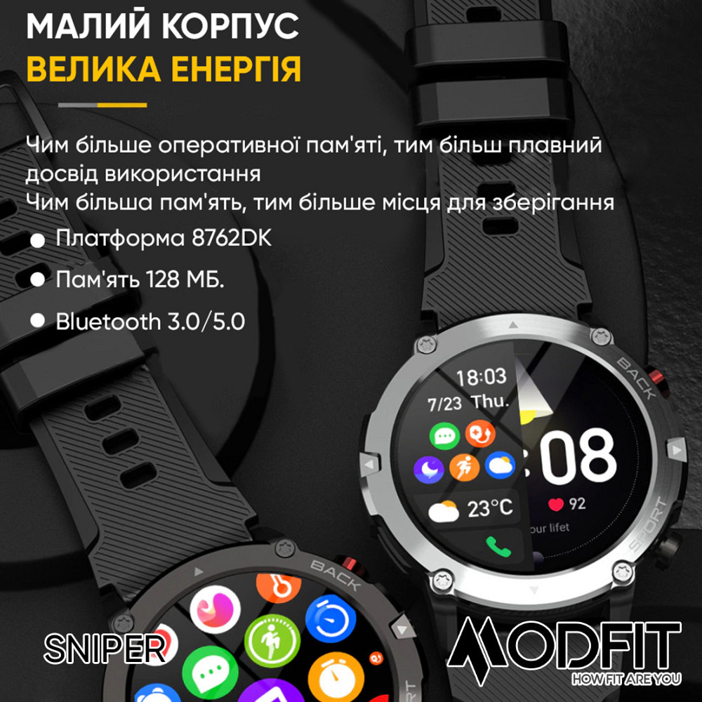 Modfit Sniper Black-Silver 36 мм. Киев - изображение 10