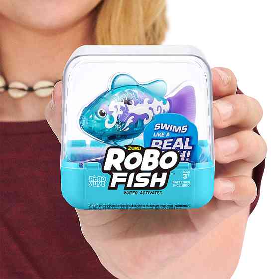 Інтерактивна іграшка Robo Alive S3 - Роборибка (блакитна) Днепр