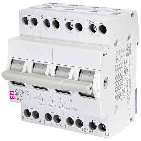 Перемикач трипозиційний ETI SSQ 440 "1-0-2", 4p 40A (2421445) ( 23800 ) Харків