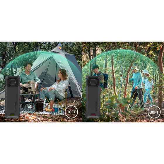 Портативний фумігатор Flextail Max Repel S + Powerbank 9600 мАг (Зелений) Київ