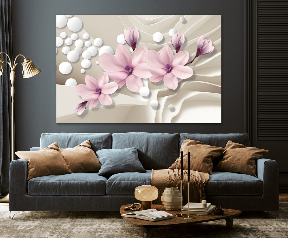 Картина холст в гостиную / спальню   Магнолія    MLP_337 80х160см Киев - изображение 3
