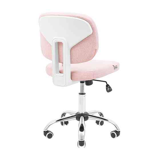 Офісне крісло керівника Mia Хром M1 Tilt Рожевий Київ