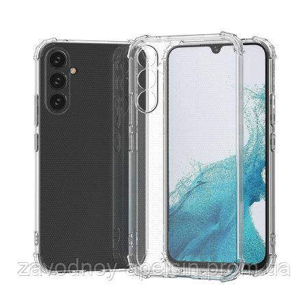 Samsung A54 A546 Чохол прозорий (захист камери + кути) Одеса - фото 1