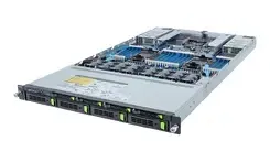 Сервер Gigabyte R183-S91-ABD1, RACK 1U, DP, 4/5Gen. Intel Xeon Scalable, 4x3.5/2.5" + 4x2.5" 9.5mm NVMe/SATA/SAS, 2xGbE, Red. PSU, Київ