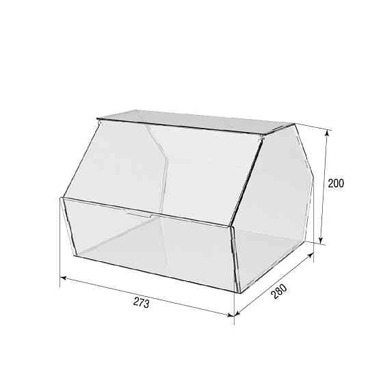 Диспенсер EKOSTAR 273х280х200мм для мармеладів, снеків, горіхів 1 комірка Київ