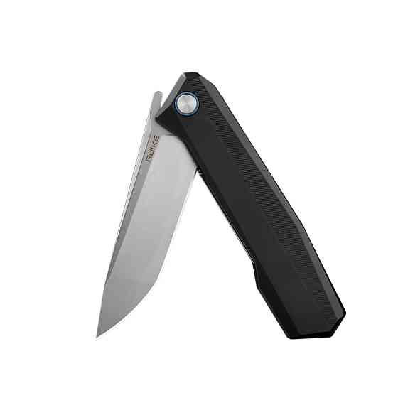 Ніж складаний туристичний Ruike P166-AB, (9.2 см) 14C28N / Aluminum чорний Київ