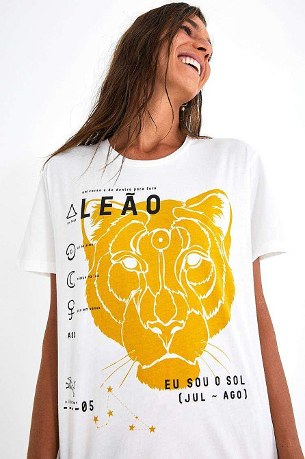 Футболка женская с принтом  46 Белая 2664084983 Днепр - изображение 1