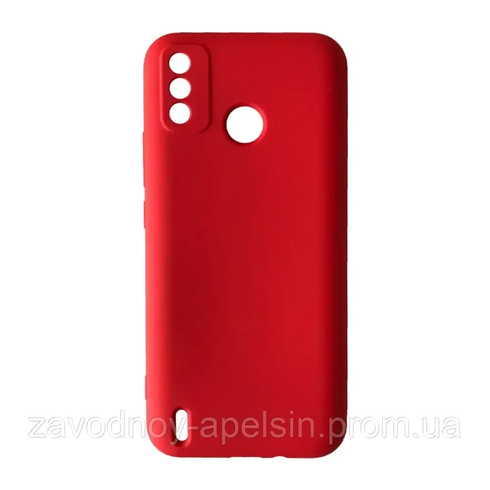 Tecno Spark 6 Go Чохол силиконовий Захист камери (червоний) Одеса - фото 1