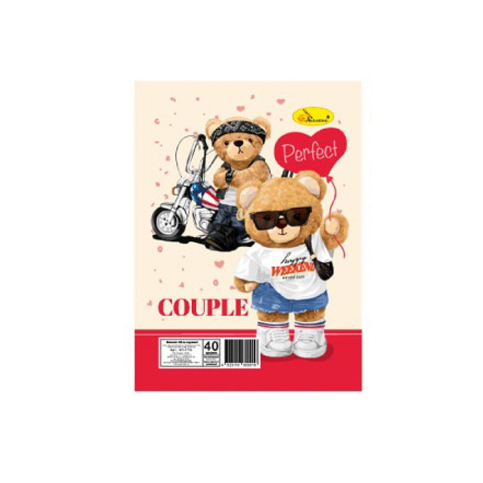 Блокнот А6 АП-1710-7, 40 аркушів, пружина збоку Вінниця - фото 1