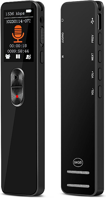 Диктофон lifmocer 64Gb Луцк - изображение 1