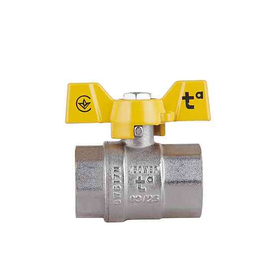 Кран кульовий Thermo Alliance Standart 1" ВР для газу (метелик) SD602NG25PN40 Київ
