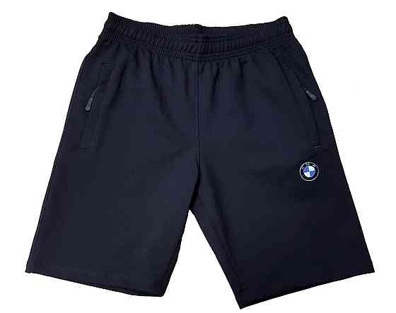 Мужские батальные трикотажные шорты BMW Киев