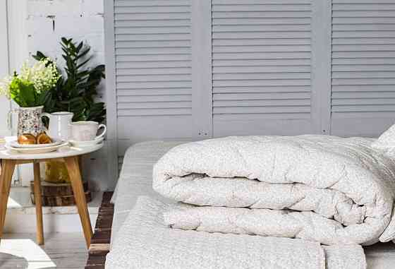 Ecotton Ковдра Ecotton двоспальна 172х205 см антиалергенна стьобана із бязі біла 40-0968 white Киев