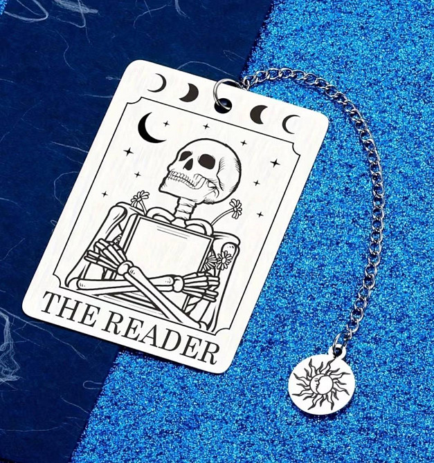 Закладка для книг из нержавеющей стали The Reader, металлическая закладка с цепочкой Киев - изображение 1