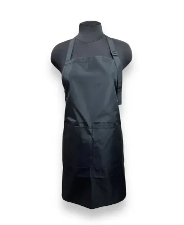 Фартух майстра Teysha плащовий з 2 кишенями та регульованою лямкою Чорний Київ