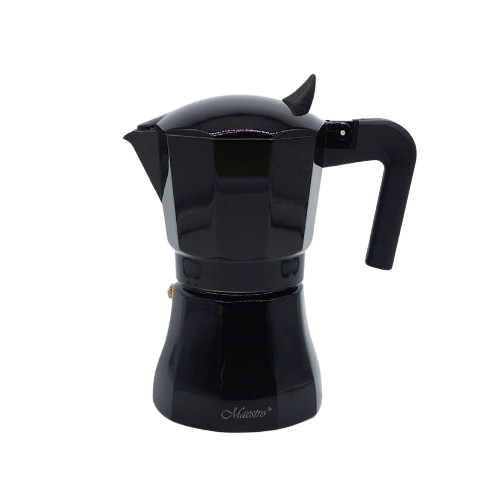 Кавоварка гейзерна 300мл (6 порцій) алюмінієва MR-1658-6 Espresso Moka Maestro Житомир