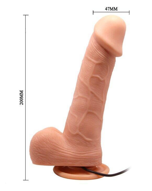 Вибратор на присоске с функцией ротации BARBARA 7,8'' Ken MULTI-SPEED VIBRATOR, BW-008015R Sex Aura Киев - изображение 8