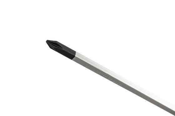 Викрутка ударна хрестова магнітна MASTERTOOL EXTERNAL HEX PH1х100 мм ручка з TPR покриттям 49-6110 Коломия