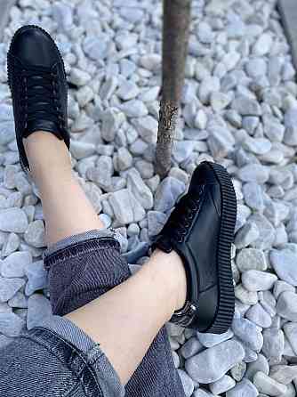 Vices Кросівки жіночі VICES 7170-1 чорні (весна-осінь, еко-шкіра) (1493) Коломыя